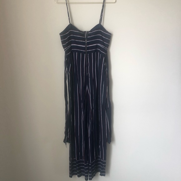 Bardot Lulu Jumpsuit in Navy Stripe - Picture 6 of 7